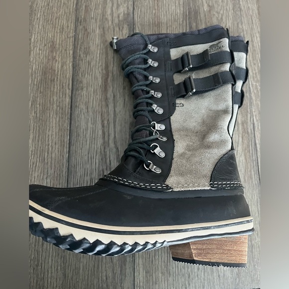 Sorel conquest Carly II black boots - Picture 1 of 6